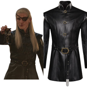 House of the Dragon Cosplay Aemond Targaryen Kostüm Outfits Halloween Karneval Mantel