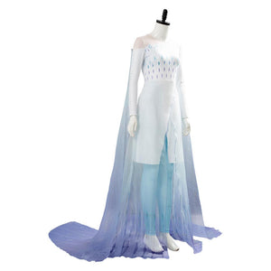 Ahtohallan Königin Elsa Kostüm Elsa Frozen 2 Die Eiskönigin 2 Schneeflocke Cosplay Kleid