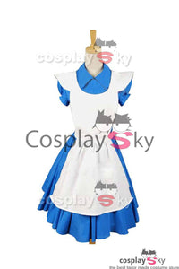 Alice In Wonderland Tim Burton Alice Kleid Cosplay Kostüm