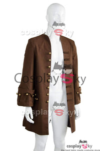 Pirates Of The Caribbean Fluch der Karibik Jack Sparrow Johnny Depp nur 1 Jacke Cosplay Kostüm