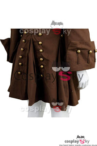 Pirates Of The Caribbean Fluch der Karibik Jack Sparrow Johnny Depp nur 1 Jacke Cosplay Kostüm