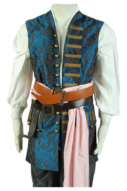 Pirates Of The Caribbean 4 Fluch der Karibik Jack Sparrow Johnny Depp 1 Weste Cosplay Kostüm