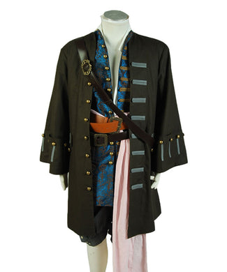 Pirates of the Caribbean 5 Fluch der Karibik Jack Sparrow Johnny Depp Set Cosplay Kostüm