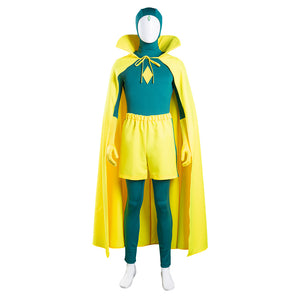 Vision Kostüm aus WandaVision Cosplay Halloween Karneval Jumpsuit