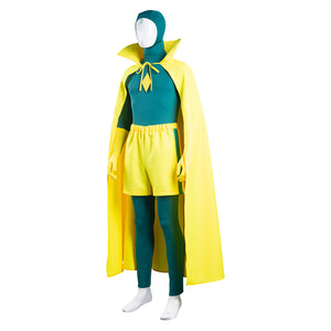 Vision Kostüm aus WandaVision Cosplay Halloween Karneval Jumpsuit