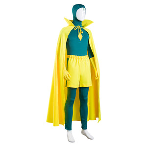 Vision Kostüm aus WandaVision Cosplay Halloween Karneval Jumpsuit