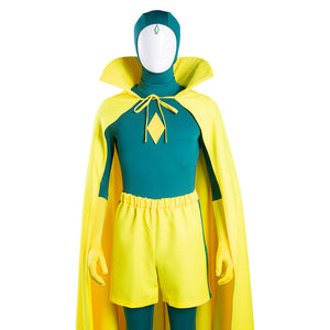 Vision Kostüm aus WandaVision Cosplay Halloween Karneval Jumpsuit