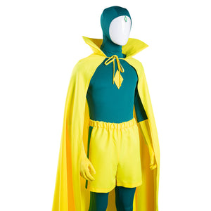 Vision Kostüm aus WandaVision Cosplay Halloween Karneval Jumpsuit