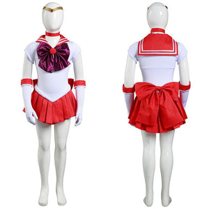 Sailor Moon Kinder Tsukino Usagi/Sailor Jupiter/Sailor Mars Kostüm Mädchen Halloween Karneval Kostüm - cosplaycartde