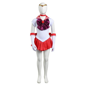 Sailor Moon Kinder Tsukino Usagi/Sailor Jupiter/Sailor Mars Kostüm Mädchen Halloween Karneval Kostüm - cosplaycartde