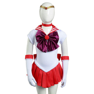 Sailor Moon Kinder Tsukino Usagi/Sailor Jupiter/Sailor Mars Kostüm Mädchen Halloween Karneval Kostüm - cosplaycartde