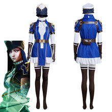 Laden Sie das Bild in den Galerie-Viewer, Arcane: League of Legends Caitlyn the Sheriff of Piltover Cosplay Kostüme Halloween Karneval Outfits