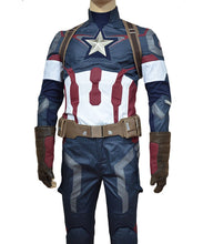 Laden Sie das Bild in den Galerie-Viewer, Avengers: Age of Ultron Captain America Steve Rogers Uniform Cosplay Kostüm