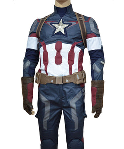 Avengers: Age of Ultron Captain America Steve Rogers Uniform Cosplay Kostüm