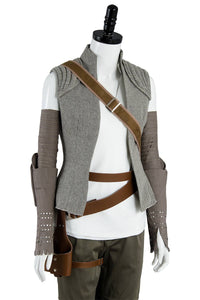 Star Wars 8 Die letzten Jedi Rey Outfit Cosplay Kostüm