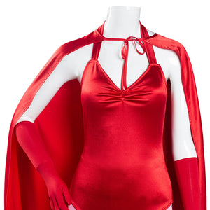 WandaVision Scarlet Witch Wanda Maximoff Jumpsuit Cosplay Halloween Karneval Kostüm