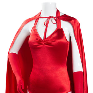 WandaVision Scarlet Witch Wanda Maximoff Jumpsuit Cosplay Halloween Karneval Kostüm