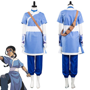 Avatar: the last Airbender Katara Der Herr der Elemente Cosplay Kostüm Halloween Karneval Kostüm