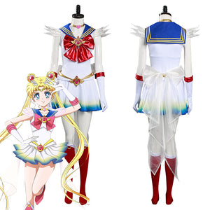 Sailor Moon Eternal Tsukino Usagi Cosplay Kostüm Halloween Karneval Outfits