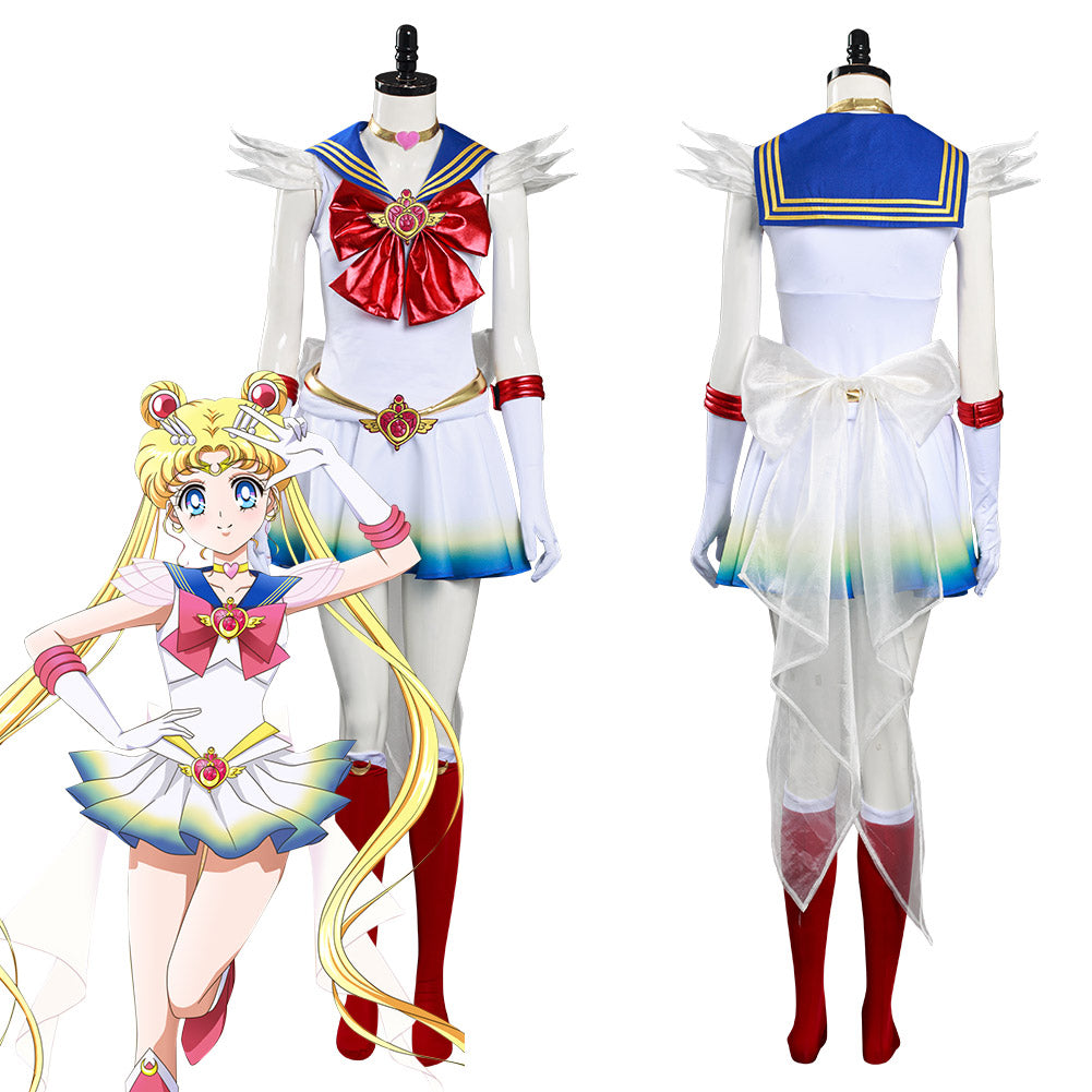 Sailor Moon Eternal Tsukino Usagi Cosplay Kostüm Halloween Karneval Outfits