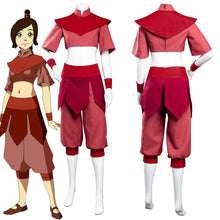 Laden Sie das Bild in den Galerie-Viewer, Avatar: The Last Airbender Ty Lee Cosplay Kostüm Jumpsuit Outfits Halloween Karneval Kostüm