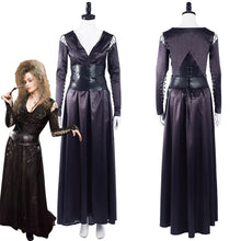 Laden Sie das Bild in den Galerie-Viewer, Harry Potter Bellatrix Lestrange Cosplay Kostüm Halloween Karneval Kleid