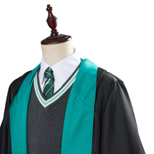 Laden Sie das Bild in den Galerie-Viewer, Haus Slytherin Schuluniform Harry Potter Cosplay Halloween Karneval Kostüm