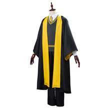 Laden Sie das Bild in den Galerie-Viewer, Harry Potter Haus Hufflepuff Schuluniform Cosplay Halloween Karneval Kostüm