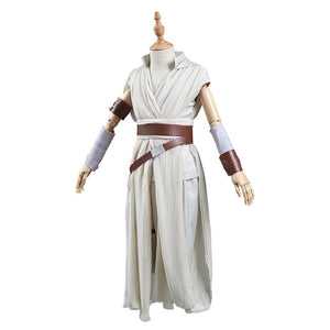 Kinder Mädchen Rey Kostüm Star Wars The Rise of Skywalker Teaser Der Aufstieg Skywalkers Rey Cosplay Halloween Karneval Kostüm