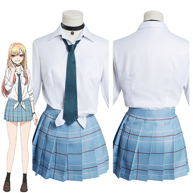 My Dress-Up Darling Marin Kitagawa Cosplay Kostüme Outfits Halloween Karneval Schuluniform