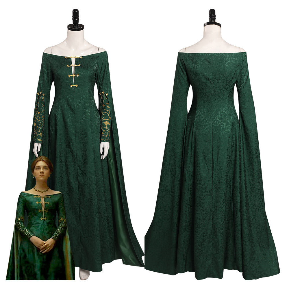 House of the Dragon Alicent Hightower Cosplay Kostüm Outfits Halloween Karneval Kleid