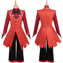 Laden Sie das Bild in den Galerie-Viewer, Hazbin Hotel ALASTOR Rot Kostüm Set Cosplay Outfits