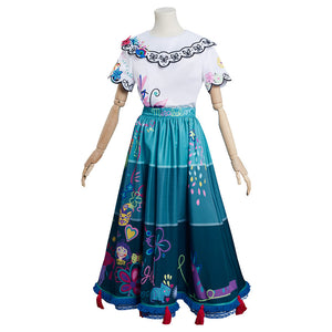 Encanto Mirabel Kleid Cosplay Kostüme Halloween Karneval Outfits