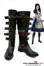 Laden Sie das Bild in den Galerie-Viewer, Alice Madness Returns Cosplay Stiefel Schuhe Maßgeschneiderte