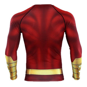 DC Shazam! Billy Batsons Top Tee Kurzarm Rundhals T-Shirt Herren Hemd
