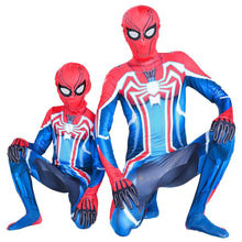 Laden Sie das Bild in den Galerie-Viewer, Marvels Spider-Man Velocity Suit Jumpsuit Cosplay Kostüm für Erwachsene Kinder Unisex