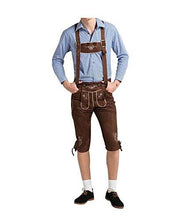 Laden Sie das Bild in den Galerie-Viewer, Bayerische Trachtenhose Herren Trachten Hose mit Trägern Oktoberfest Größe 48, 50, 52, 54, 56