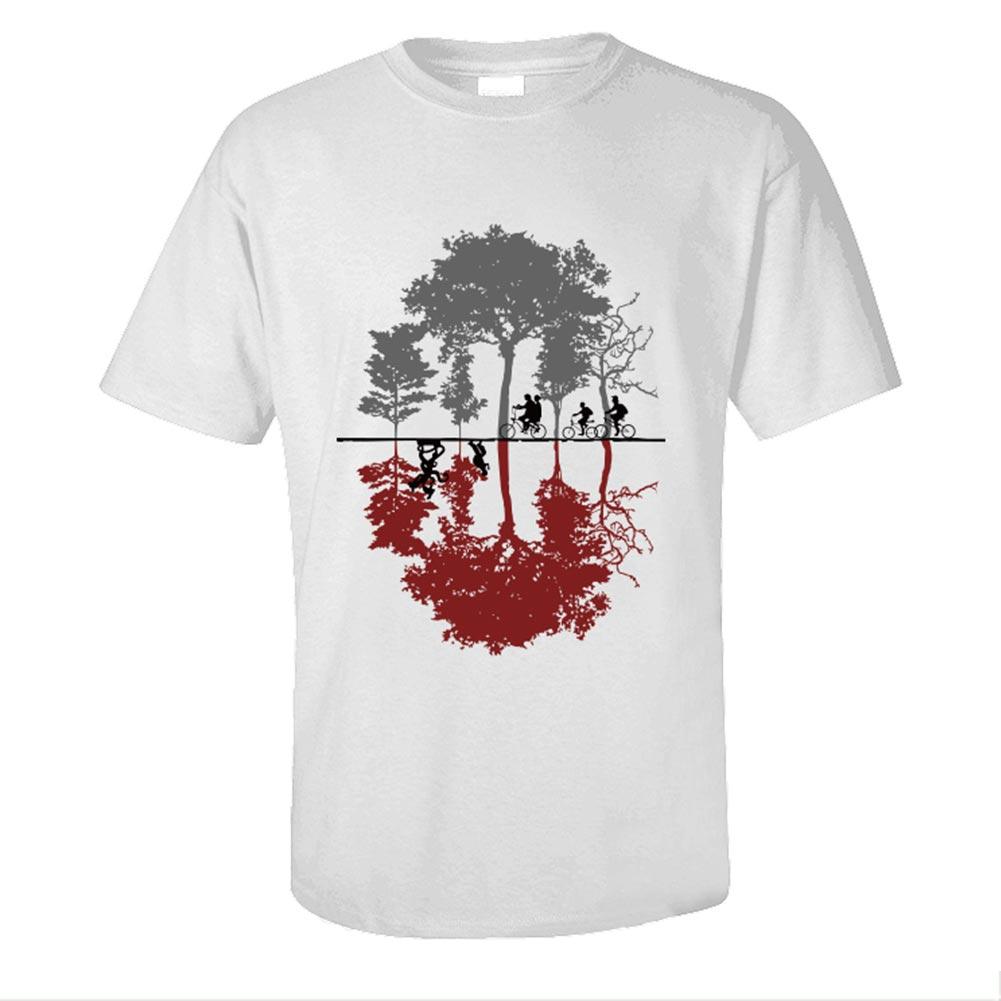 Stranger Things 3 Steve Robin Elf Eleven 11 Top Tee T-Shirt Kurzarm Rundhals Unisex Sommer