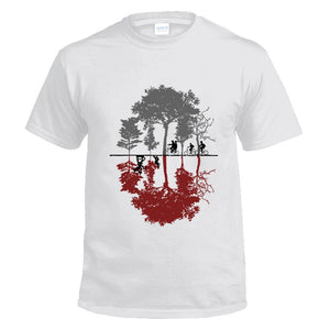 Stranger Things 3 Steve Robin Elf Eleven 11 Top Tee T-Shirt Kurzarm Rundhals Unisex Sommer