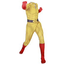 Laden Sie das Bild in den Galerie-Viewer, One Punch Man Hero Saitama Print Jumpsuit Cosplay Kostüm