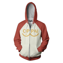Laden Sie das Bild in den Galerie-Viewer, One Punch Man Hero Saitama Oppai Logo Kupuzenpulli Jacke mit Reißverschluss Cosplay Kostüm