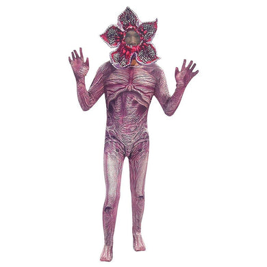 Kinder Demodog Demogorgon Jumpsuit Stranger Things 3 Demodog Jumpsuit Overall mit Maske Cosplay Kostüm für Kinder