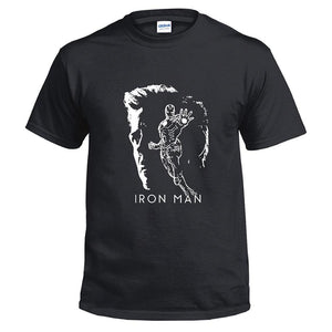 Avengers 4 Endgame Avengers Tony Stark Iron Man Top Tee T-Shirt Kurzarm Rundhals Unisex Sommer