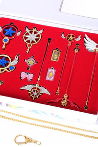 Cardcaptor Sakura: Clear Card Sakura Schlüsselanhänger Anstecknadel Cosplay Requisite