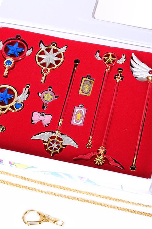 Cardcaptor Sakura: Clear Card Sakura Schlüsselanhänger Anstecknadel Cosplay Requisite