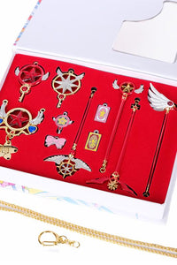 Cardcaptor Sakura: Clear Card Sakura Schlüsselanhänger Anstecknadel Cosplay Requisite
