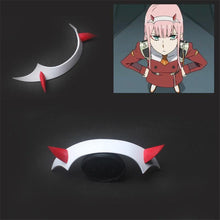Laden Sie das Bild in den Galerie-Viewer, DARLING in the FRANXX  02 Zero Two Kopfschmuck Haarspange Cosplay Requisite