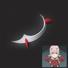 Laden Sie das Bild in den Galerie-Viewer, DARLING in the FRANXX  02 Zero Two Kopfschmuck Haarspange Cosplay Requisite