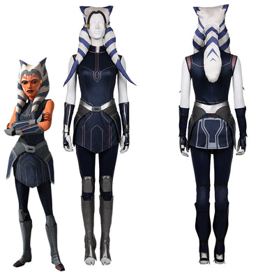 Star Wars: The Clone Wars Staffel 7-Ahsoka Tano Cosplay Halloween Karnval Kostüm