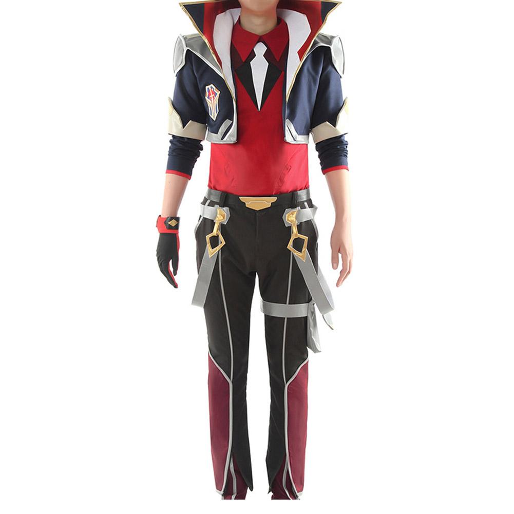 Ezreal League of Legends Kämpfer Champion Uniform Cosplay Kostüm